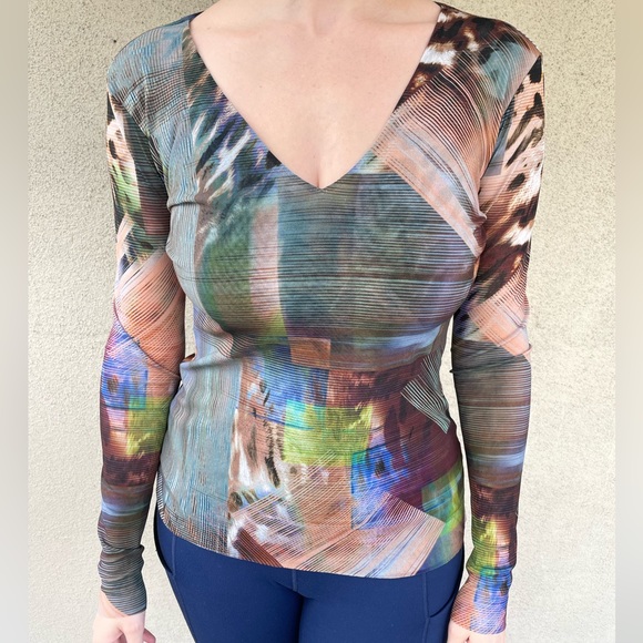 Long Sleeve Psychedelic Shirt - Picture 2 of 2